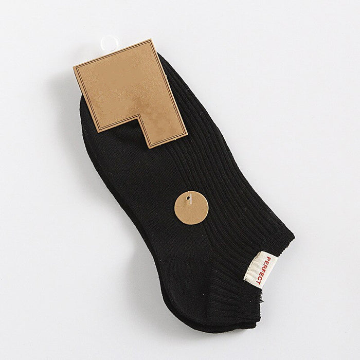 Cotton Comfortable Vertical Stripes Ankle Socks