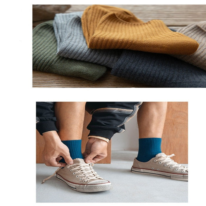 Casual Vertical Pattern Socks