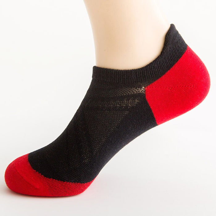 Thin Section Jacquard Boat Socks