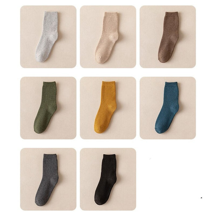 8 Pairs Cotton Thicken Warm Socks