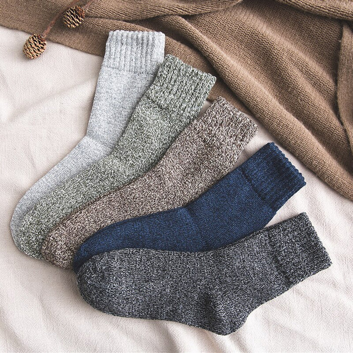 Thick Warm Retro Style Wool Socks
