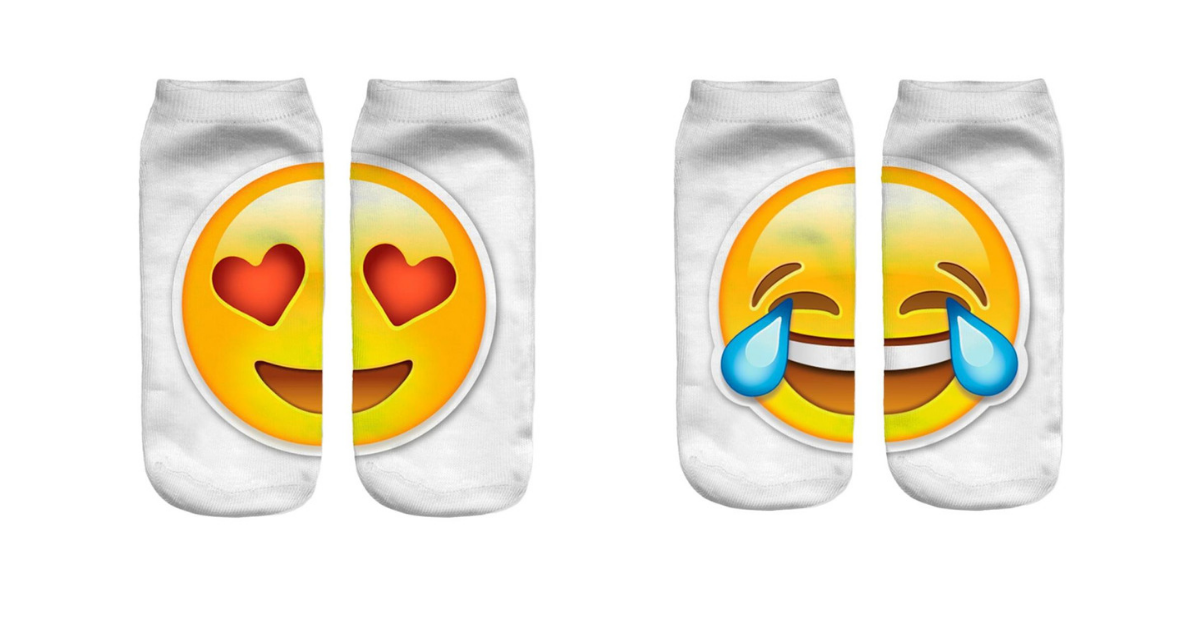3D Cute Emoji Socks (5 Pack)