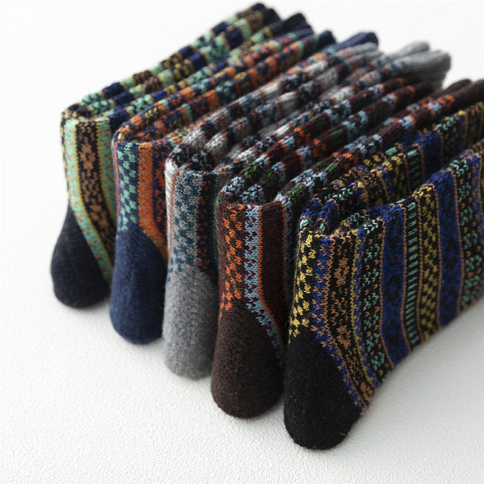 5 Pairs Of Rabbit Wool Socks