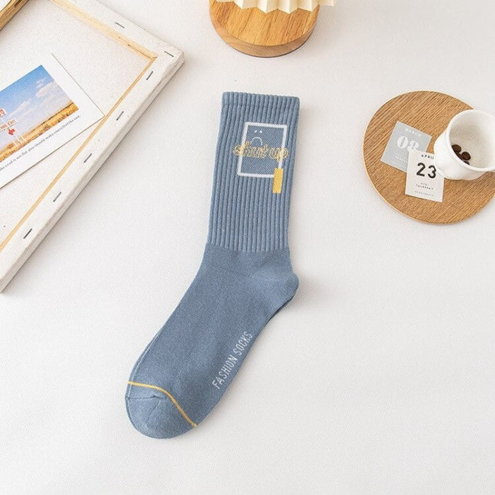 Sweat-Absorbing Trendy Cotton Socks