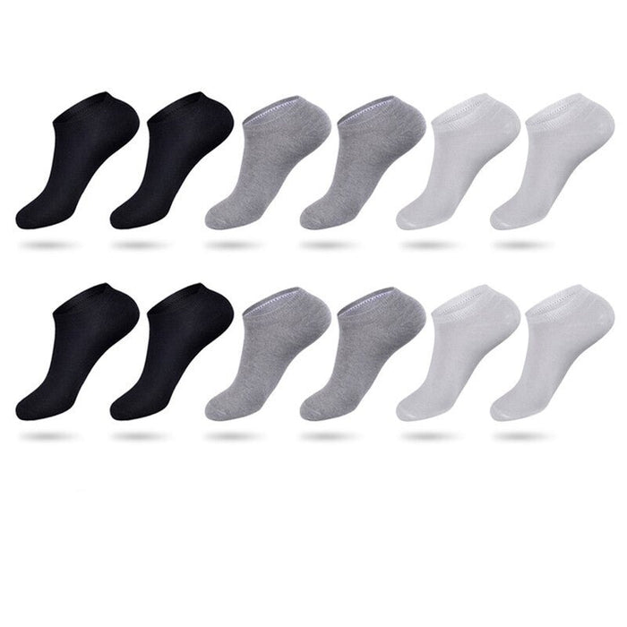 12 Pairs Cotton Thin Breathable Socks