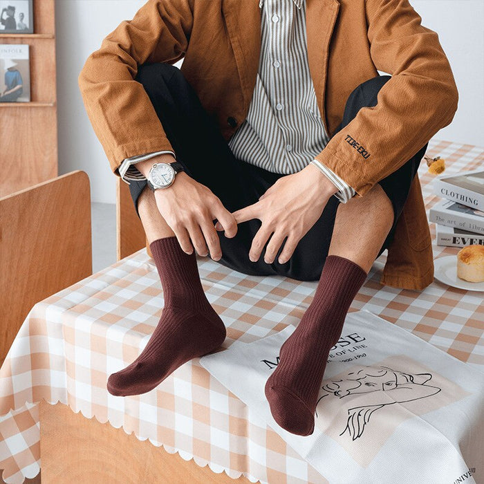 Casual Vertical Pattern Socks
