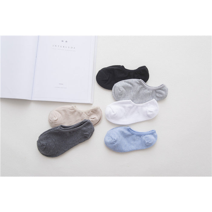 Unisex Casual Cotton Invisible Socks