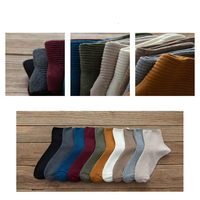 Casual Vertical Pattern Socks