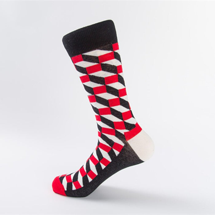 10 Pair British Style Casual Happy Socks