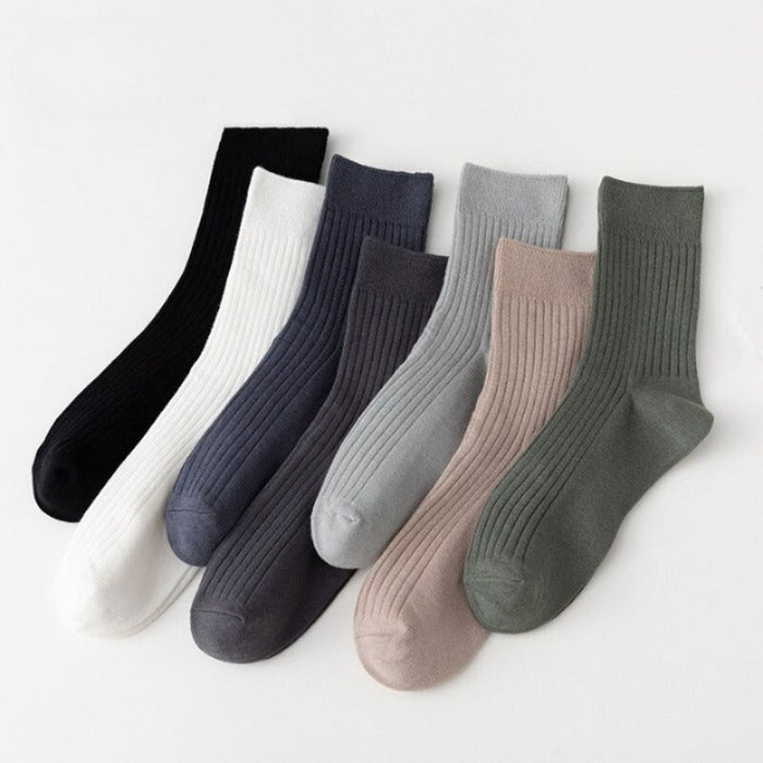 Cotton Stripes Casual Socks