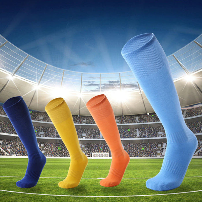 Solid Color Towel Socks For Men & Women