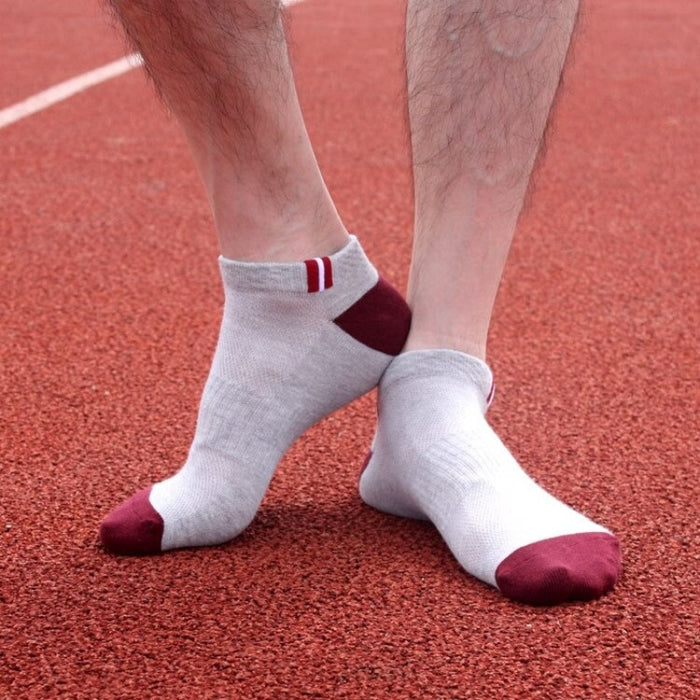 Unisex Wide Stripes Cotton Casual Socks