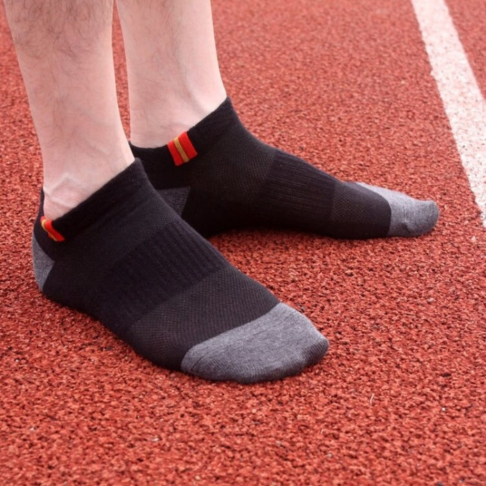 Unisex Wide Stripes Cotton Casual Socks