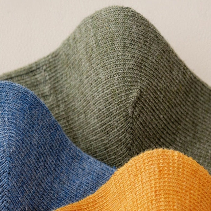 10 Pair Casual Solid Color Summer Winter Sock