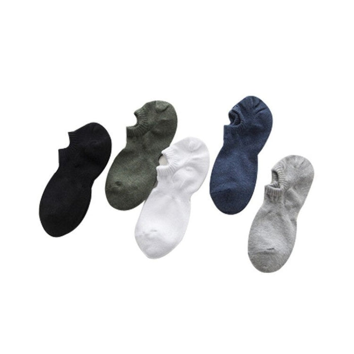 Summer Solid Color Casual Cotton Socks
