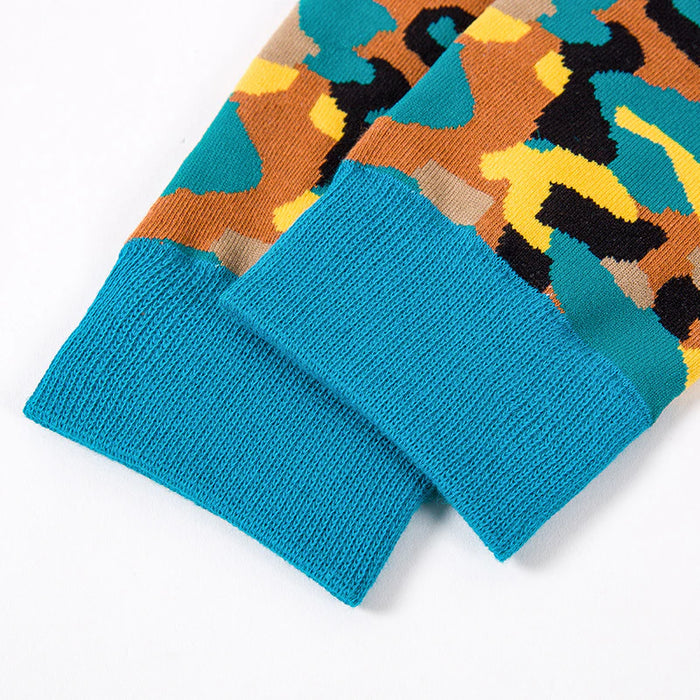 Military Camouflage Striped Socks