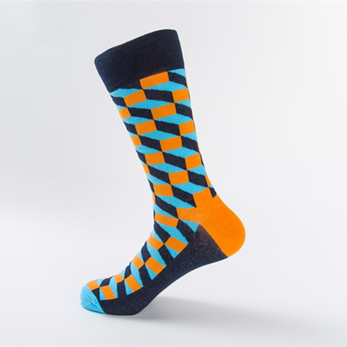 10 Pair British Style Casual Happy Socks
