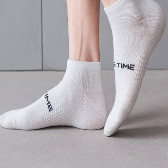 Simple Design Sweat-Absorbing Summer Thin Socks