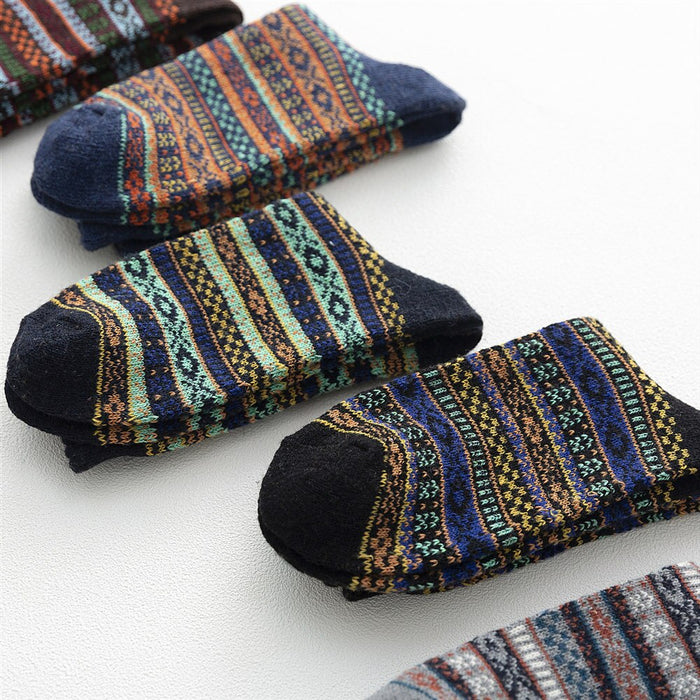 5 Pairs Of Rabbit Wool Socks
