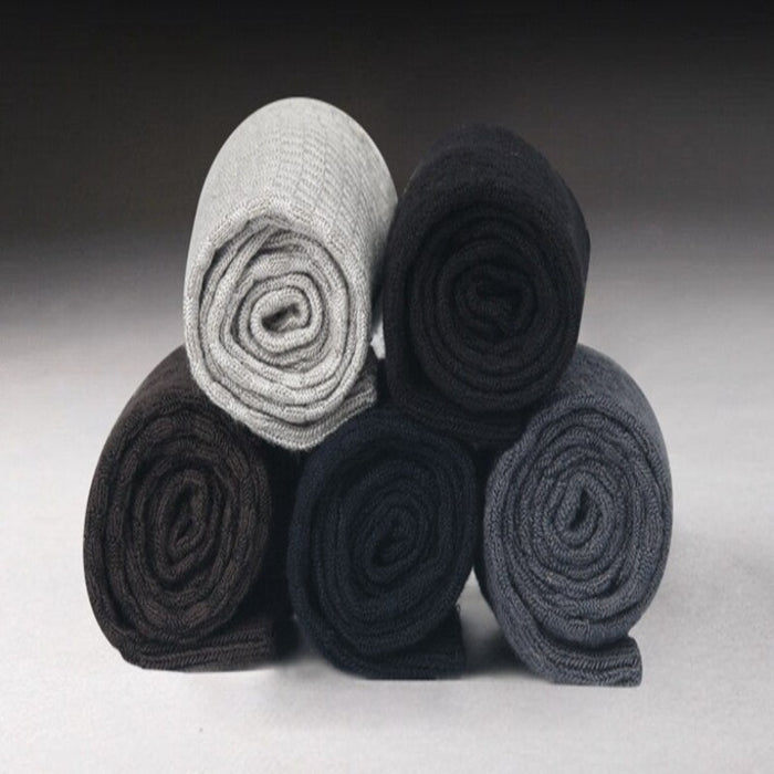 10 Pair Bamboo Fiber Classic Business Long Socks
