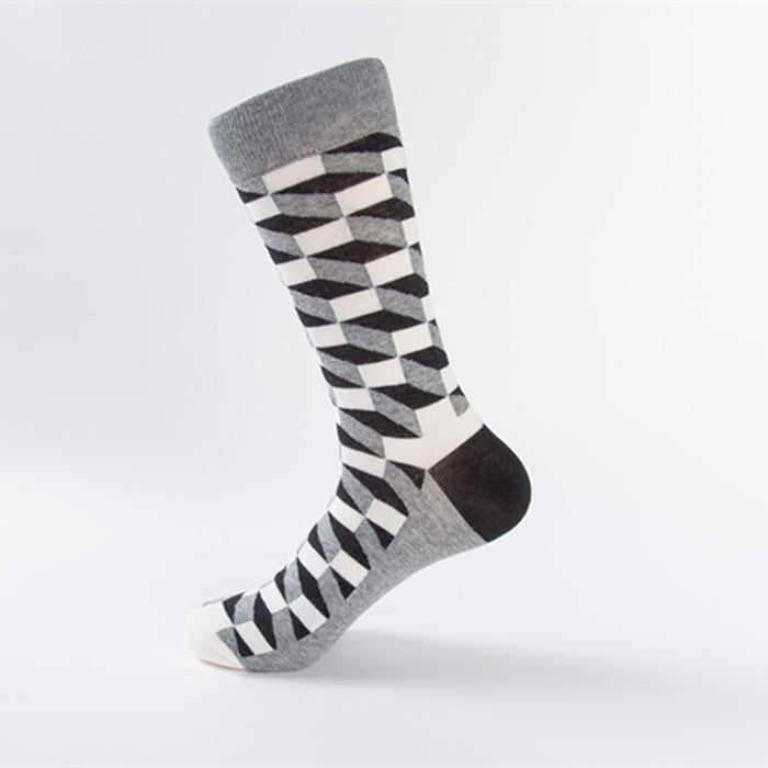 10 Pair British Style Casual Happy Socks