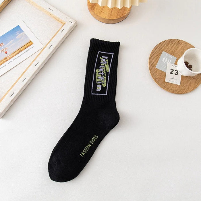 Sweat-Absorbing Trendy Cotton Socks