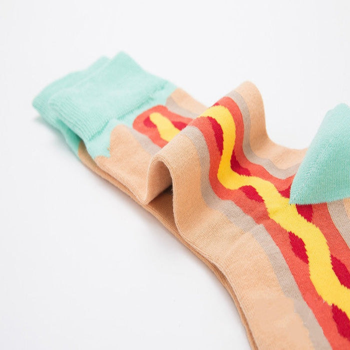 Multi Pattern Colorful Long Socks