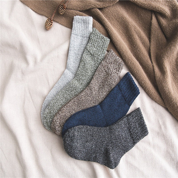 Thick Warm Retro Style Wool Socks