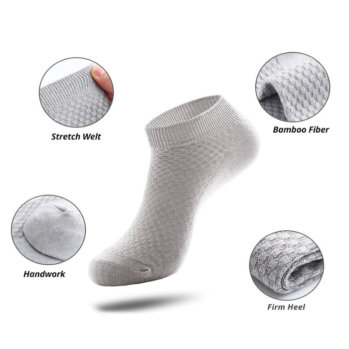 Bamboo Fiber Short Ankle High Quality Socks