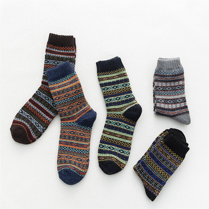 5 Pairs Of Rabbit Wool Socks