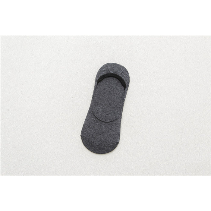 Cotton Solid Color Stealth Socks