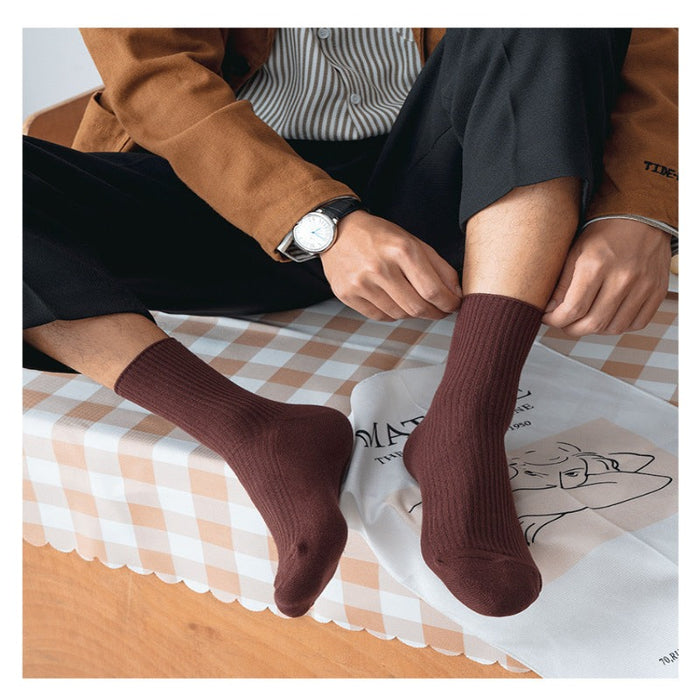 Casual Vertical Pattern Socks