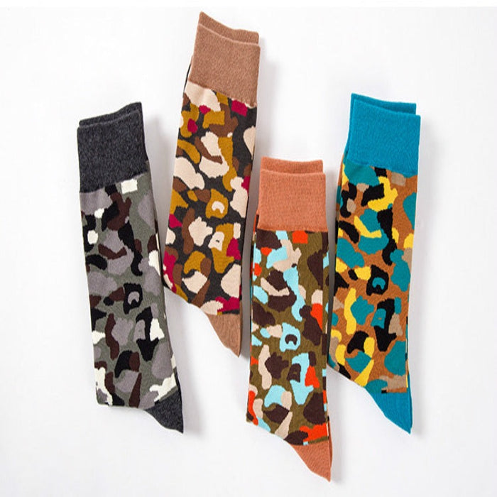 Military Camouflage Striped Socks
