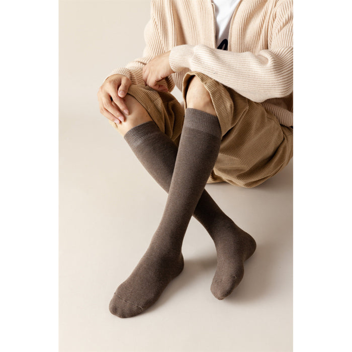 Solid Color Terry Unisex Socks