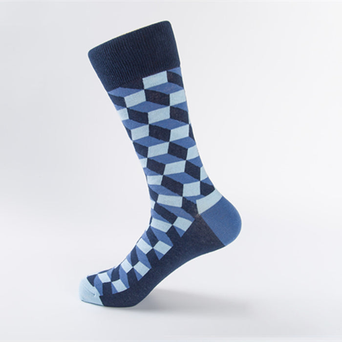 10 Pair British Style Casual Happy Socks