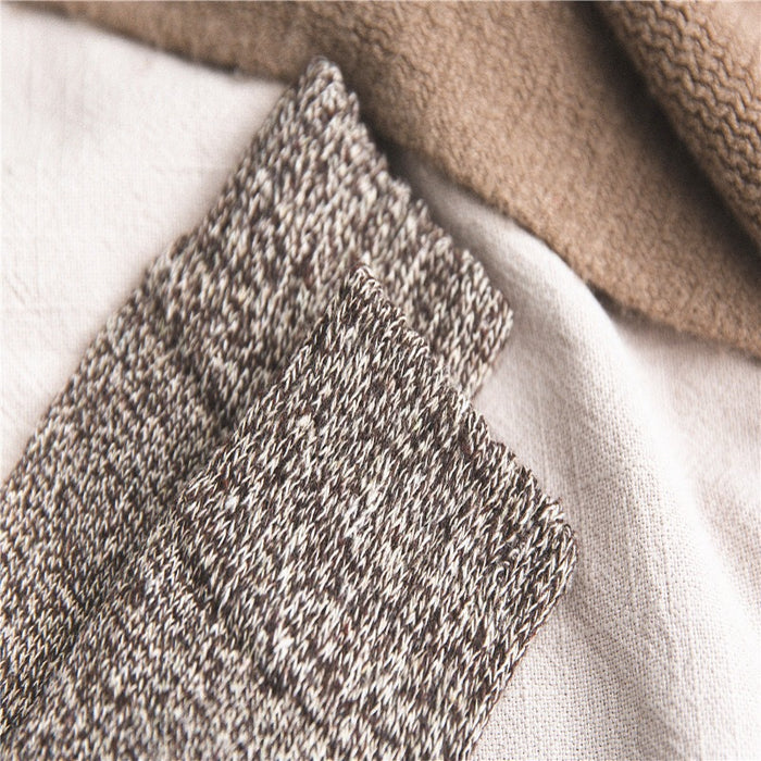 Thick Warm Retro Style Wool Socks