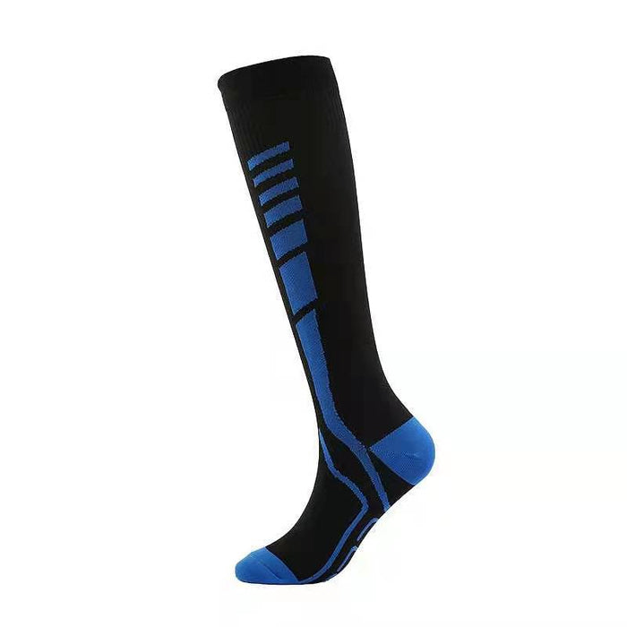 Sports Muscle Beautiful Leg Socks Leggings Men's And Women's Compression Socks - Three Pairs