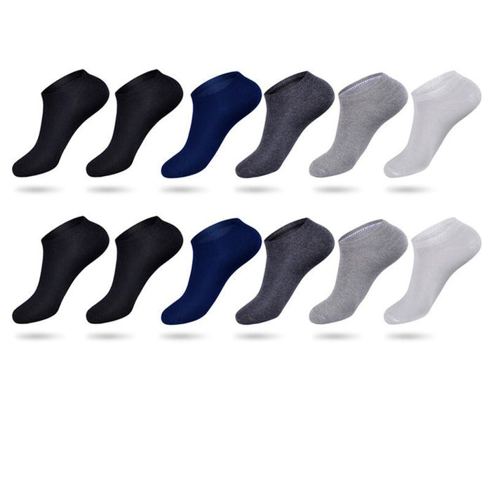 12 Pairs Cotton Thin Breathable Socks