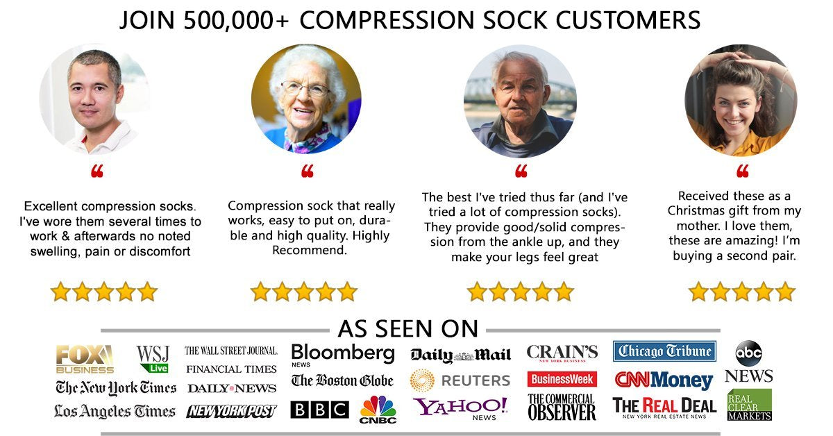 Compression Socks For Running (6 Pack)