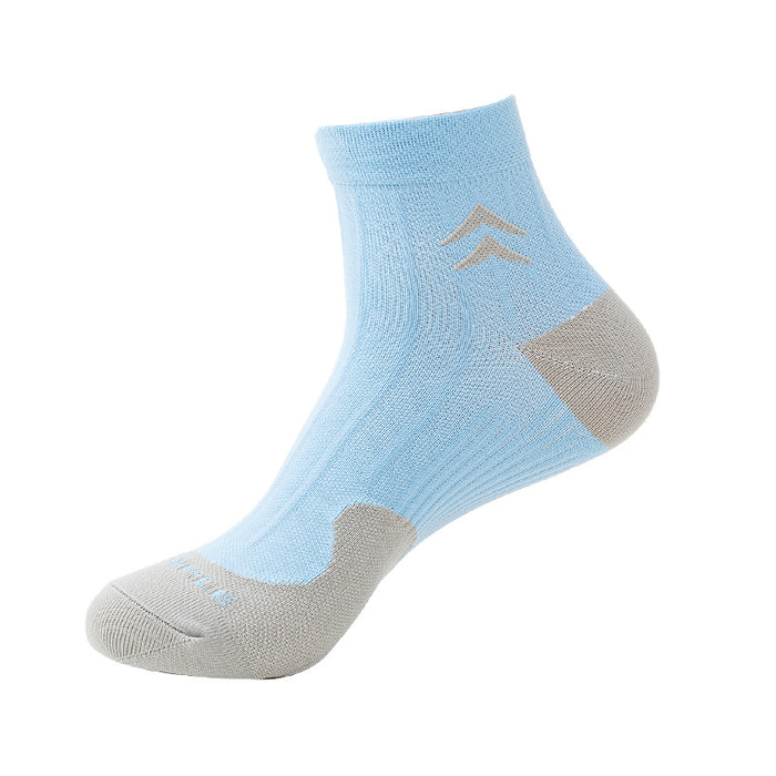 Multicolor Adult Fitness Socks Simple Socks - Six Pairs