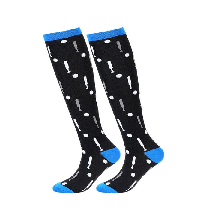 Compression Socks Simple Elastic Socks Breathable Sports Socks Sweat-Absorbing Shaping Running Socks（7 pairs)