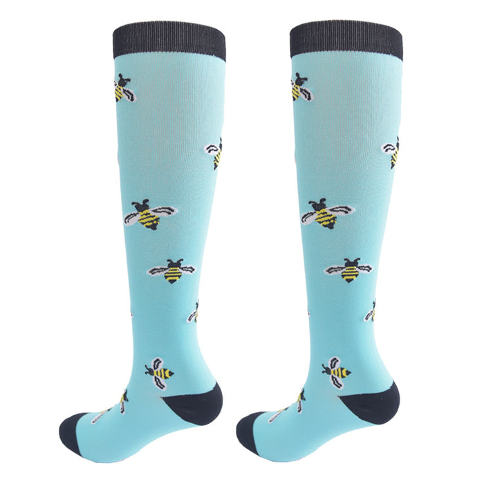 Sports Running Fitness Compression Socks（4 pairs)