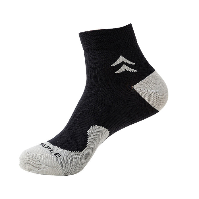 Multicolor Adult Fitness Socks Simple Socks - Six Pairs
