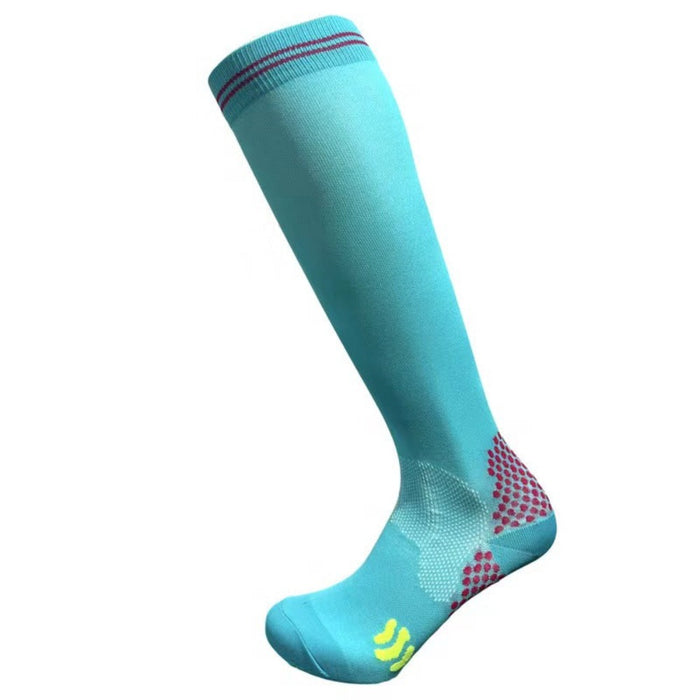 Running Pressure Sports Socks European And American Elastic Football Socks Long Tube Muscle Socks - Six Pairs