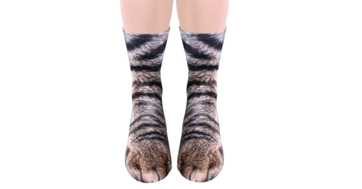 Animal Feet Printed Sock (5-Pack)