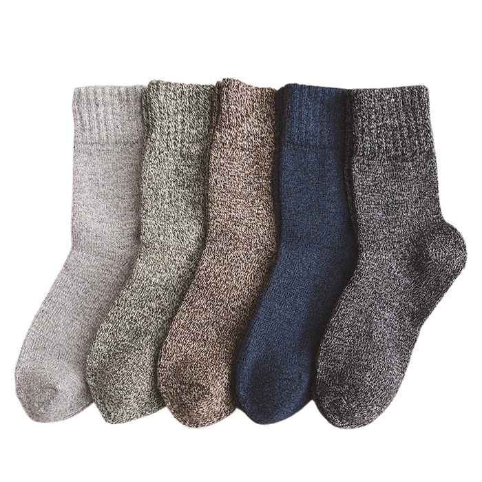 Thick Warm Retro Style Wool Socks