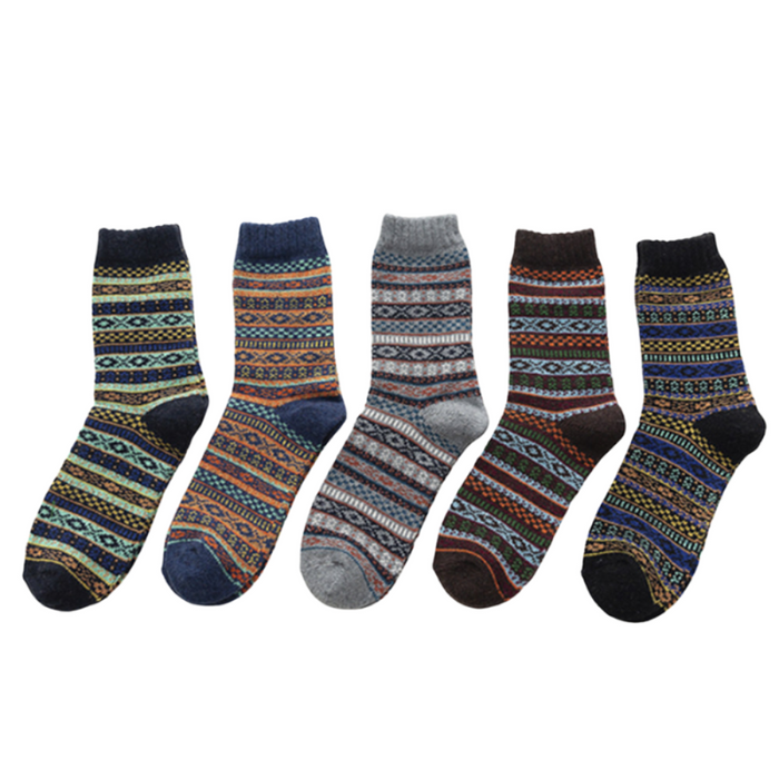 5 Pairs Of Rabbit Wool Socks