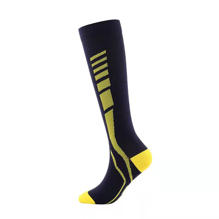 Sports Muscle Beautiful Leg Socks Leggings Men's And Women's Compression Socks - Three Pairs
