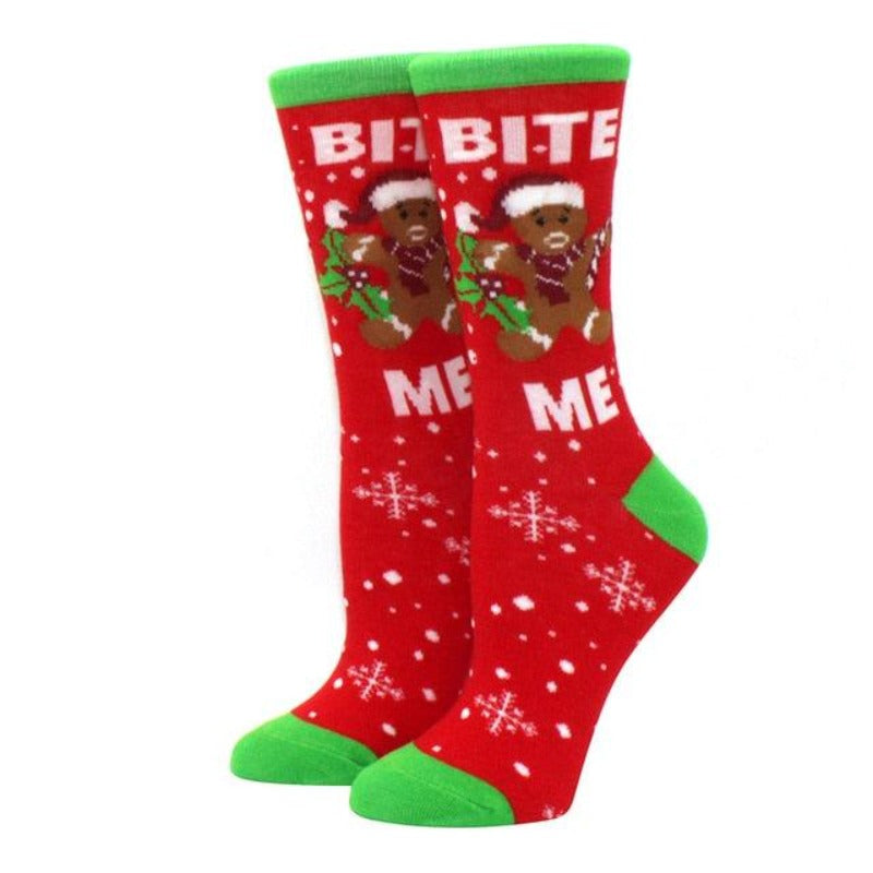 Christmas Socks Holiday Themed Unisex Socks Colorful Winter Socks - Sockz