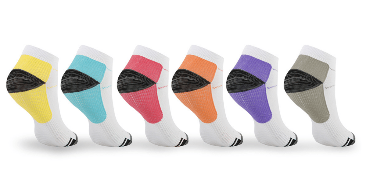 Compression Socks for Women & Men (6 Pack) 15-20 mmHg is Perfect for Athletic, Running, Flight Travel, Cycling - Sockz
